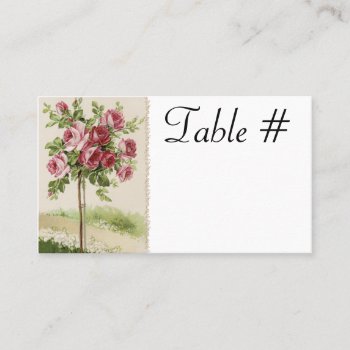Vintage Wedding Reception Table Cards by golden_oldies at Zazzle