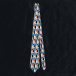 Vintage Wedding, Retro Bride and Groom Kissing Neck Tie<br><div class="desc">Now available! Double sided printed ties! Twice as nice! Created with a clear background, change the blue to any hexcode color you need! Vintage illustration love and romance image featuring a bride and groom kissing at their wedding ceremony. The man is wearing a tuxedo and the woman is wearing a...</div>