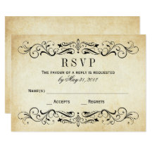 wedding rsvp cards