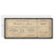 Vintage Wedding Ticket  Invitation with RSVP 3.0