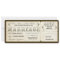 vintage wedding tickets & RSVP