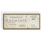 vintage wedding tickets & RSVP
