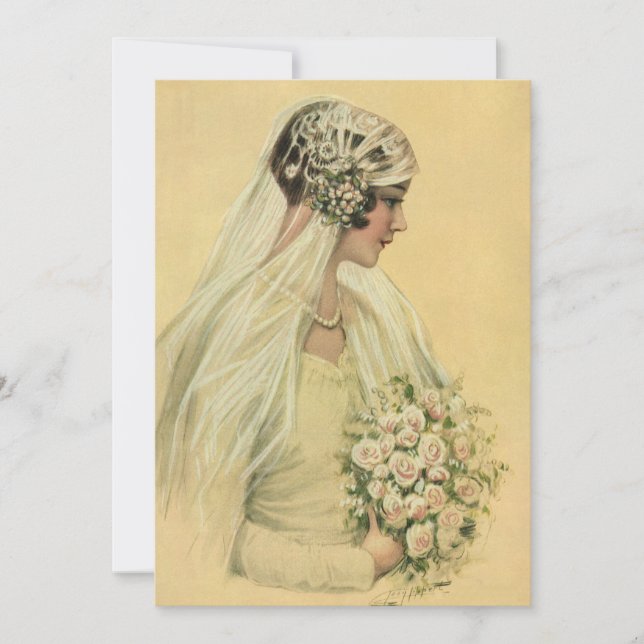 Vintage Wedding, Victorian Bride Bridal Portrait (Front)