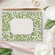 Vintage Wedding, Victorian Willow Leaves Pattern