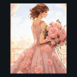 Vintage Wedding with Bride Photo Print<br><div class="desc">This Vintage Wedding with Bride Photo Print perfect gift for dad, mom, kids.</div>