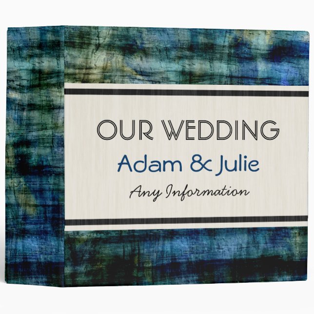 Vintage Wedding. Wood Art Binder 10 (Front/Spine)