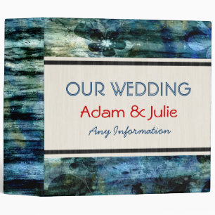 Vintage Wedding. Wood Art Binder 12