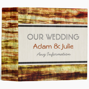 Vintage Wedding. Wood Art Binder 15