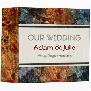 Vintage Wedding. Wood Art Binder 19