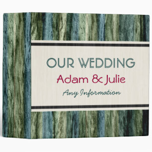 Vintage Wedding. Wood Art Binder 5