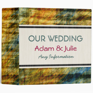Vintage Wedding. Wood Art Binder 6