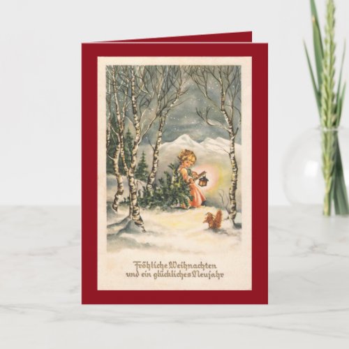 Vintage Weihnachten German Greeting Card
