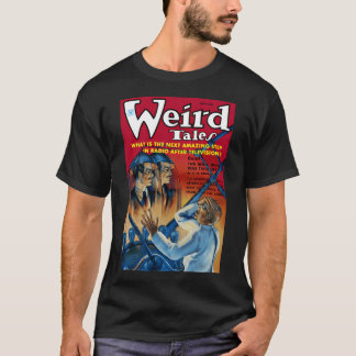 Vintage Weird Tales Magazine Detective Reads Chill T-Shirt