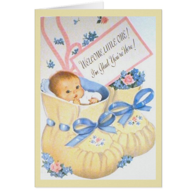 Vintage - Welcome, Little One!, Cards (Front)