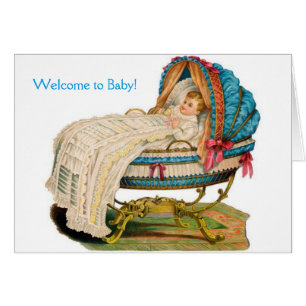 Vintage - Welcome to Baby, Cards