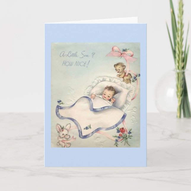Vintage - Welcome to Your Little Son, Card (Front)