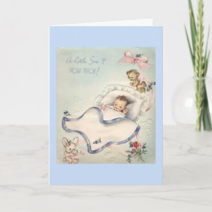 Vintage - Welcome to Your Little Son, Card