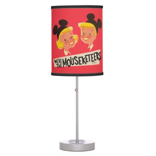 Vintage Were The Mouseketeers Table Lamp