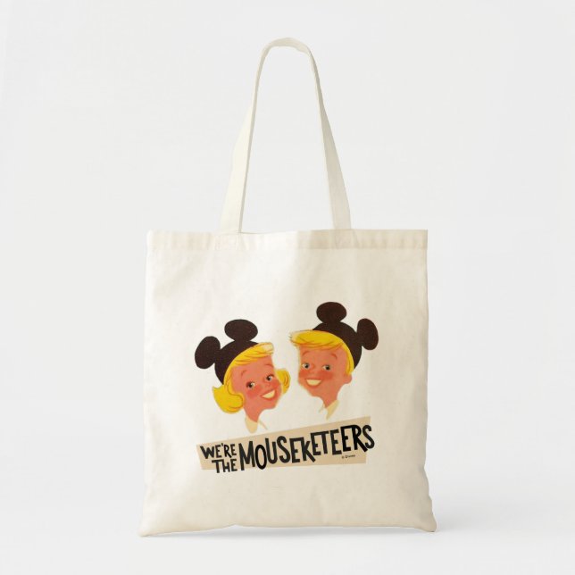Vintage We're The Mouseketeers Tote Bag (Front)