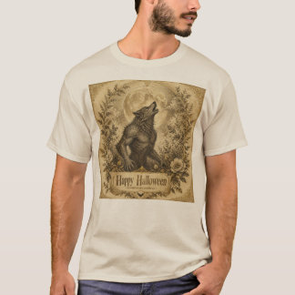 Vintage Werewolf Halloween T-Shirt