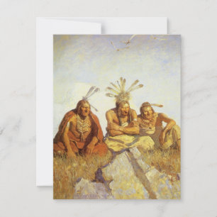 Vintage West, Guardians War or Peace by NC Wyeth