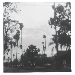 Vintage West Hollywood, Los Angeles, California Cloth Napkin