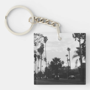 Vintage West Hollywood, Los Angeles, California Keychain
