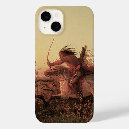 Vintage West Indian Buffalo Hunt by Charles Wimar Case_Mate iPhone 14 Case