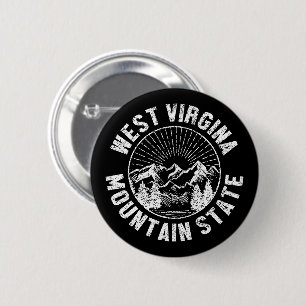 Vintage West Virginia Button