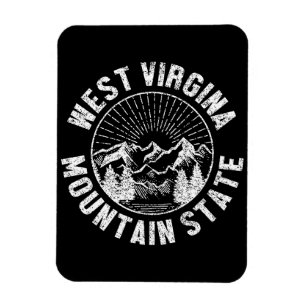 Vintage West Virginia Magnet