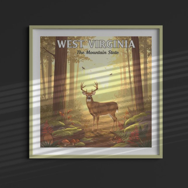 Vintage West Virginia Poster (Creator Uploaded)