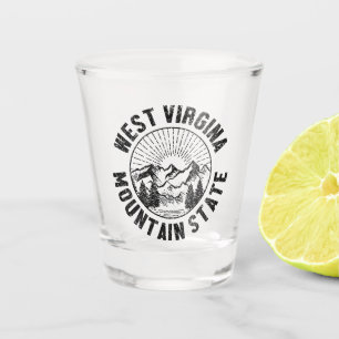 Vintage West Virginia Shot Glass