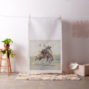 Vintage Western Bucker  Fabric