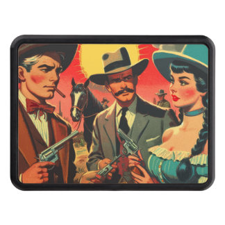 Vintage Western Comics Illustration Hitch Cover