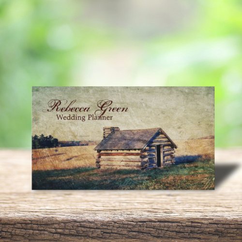 rustic western farm cottage country wedding business cards