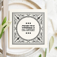 Vintage Western Cowboy Country Birthday Party