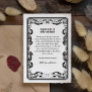Vintage Western Cowboy Country Wedding Details RSVP Card