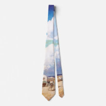 Vintage Western Cowboys, Covered Wagons by Wyeth Neck Tie