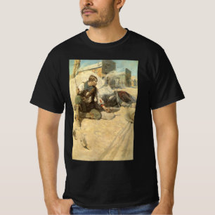 Vintage Western Cowboys, Hopalong by NC Wyeth T-Shirt