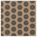 Vintage Western Horseshoe Circle CUSTOM BG COLOR Fabric