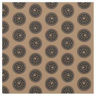 Vintage Western Horseshoe Circle CUSTOM BG COLOR Fabric