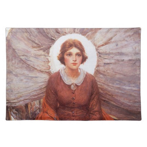 Vintage Western Madonna of the Prairie by Koerner Cloth Placemat