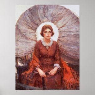 Vintage Western, Madonna of the Prairie by Koerner Poster
