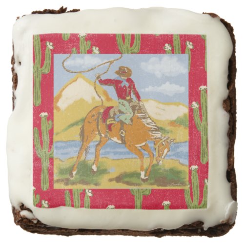 Vintage Western Rodeo Cowboy Wild West  Brownie