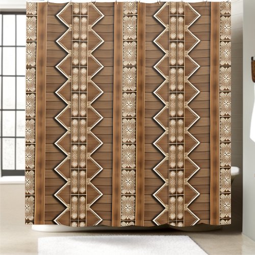 Vintage Western Shower Curtains Style 4
