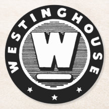 Vintage Westinghouse Logo Paper Coaster