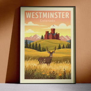 Vintage Westminster Colorado Poster