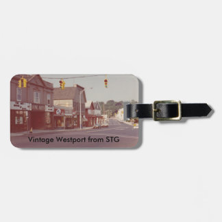 Vintage Westport Luggage Tag - Fine Arts Theater