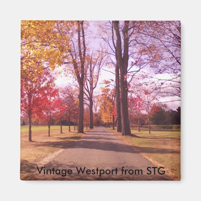 Vintage Westport Magnet - Longshore (Front)