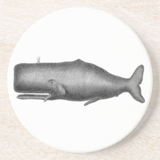 Vintage Whale Drink Coaster